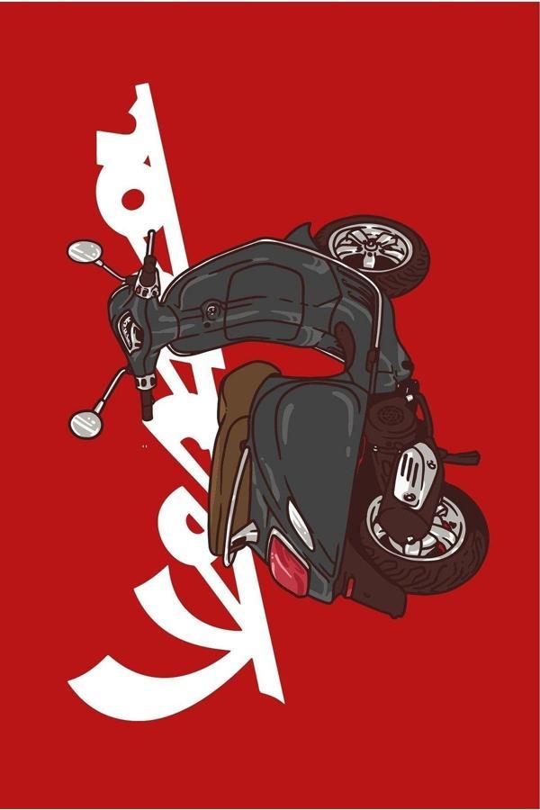 Buffalo Vespa Flag Motorcu Buff Maske Outdoor Boyunluk Unisex Bandana - Image 1