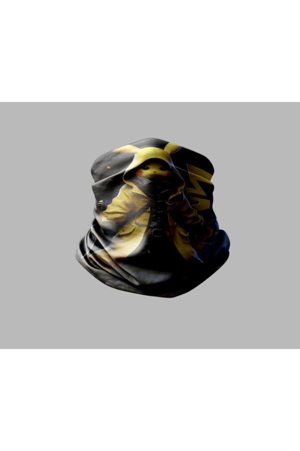 Buffalo Pokemon Tasarımlı Motorcu Buff Maske Outdoor Boyunluk Unisex Bandana - Image 1