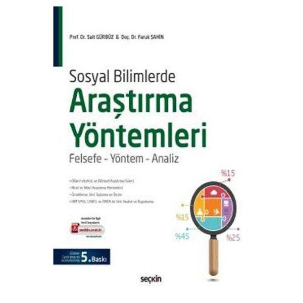 Sosyal Bilimlerde Araştırma Yöntemleri (5.Baskı) Sait Gürbüz 8 2018/10 - Seçkin Yayıncılık - Image 1