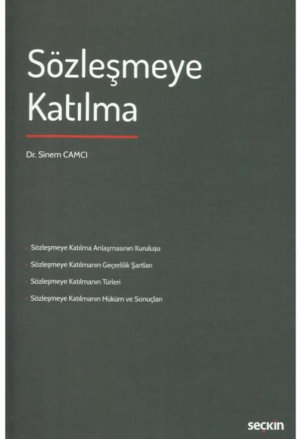Sözleşmeye Katılma Sinem Camcı 2022/02 - Seçkin Yayıncılık - Image 1