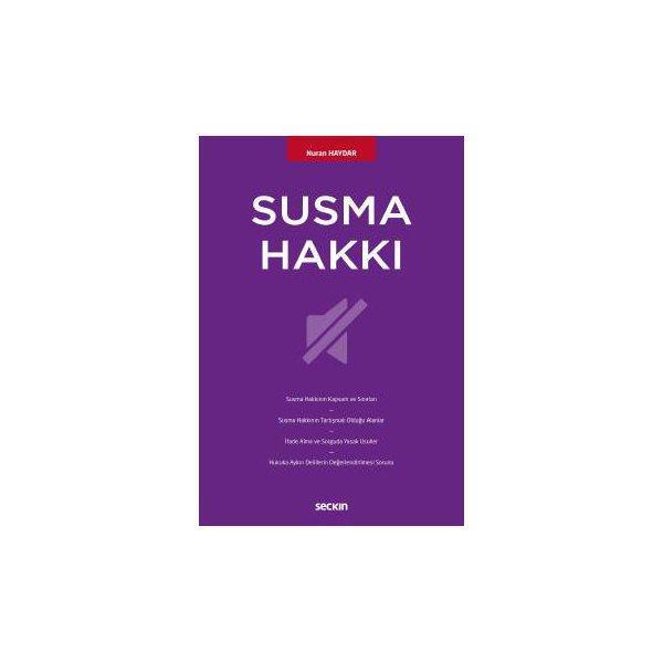 Susma Hakkı (N.Haydar) Nuran Haydar 2019/09 - Seçkin Yayıncılık - Image 1