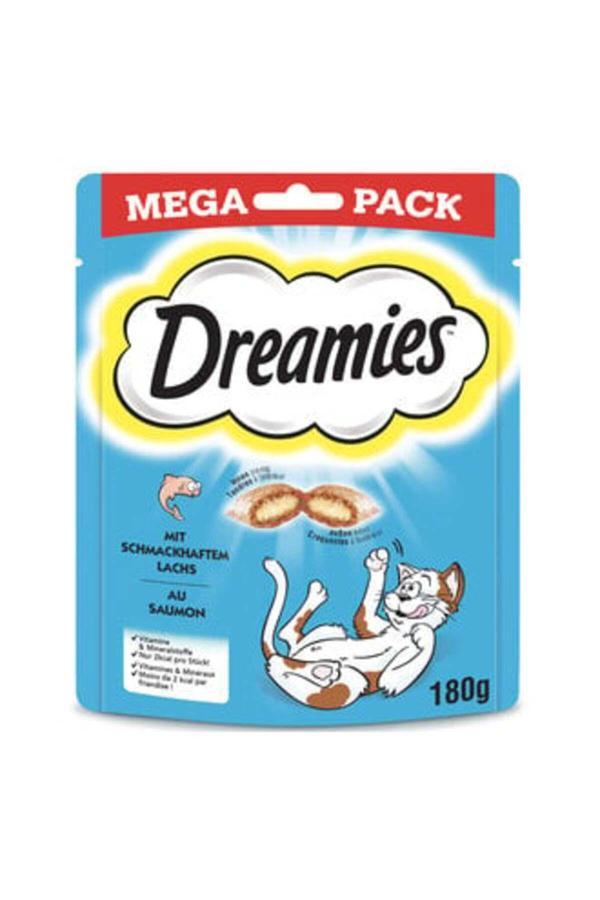 Dreamies Mega Somonlu 180 G Kedi Ödül Maması ( 1 Adet ) - Image 1