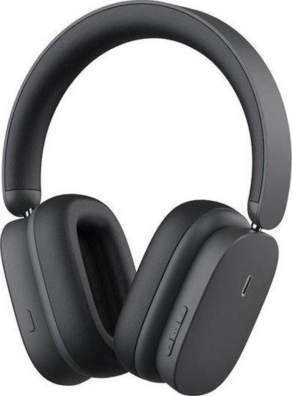 Baseus Bowie H1 Noise-Cancelling Wireless Headphones Gray - Image 1