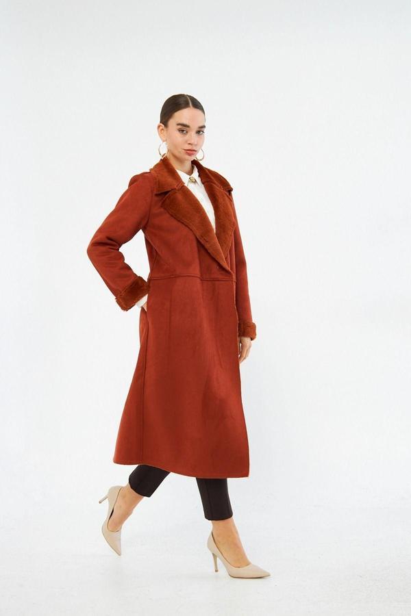 Mizalle İçi Peluşlu Gül Kurusu Kaban 40 - Image 1