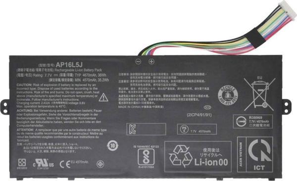 Acer TravelMate X5 TMX514-51-704D  Batarya ile Uyumlu Pil AP16L5J - Image 1