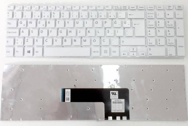 Sony Fit 15A Notebook Klavye Tuş Takımı-Beyaz - Image 1
