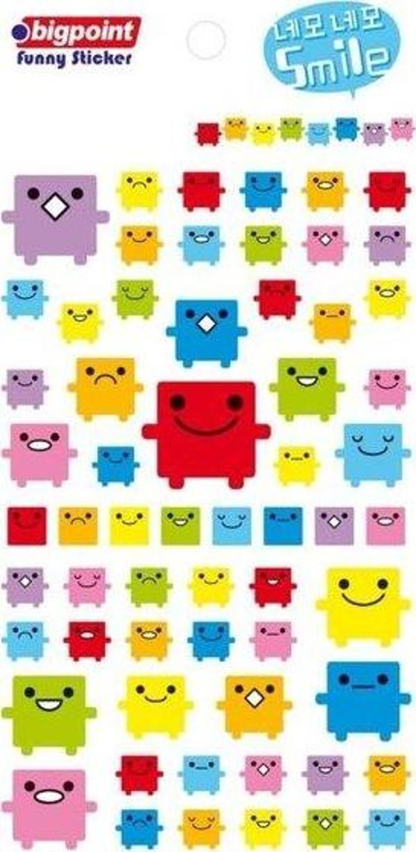 Bigpoint 850-16 Sticker Robot Smile - Image 1