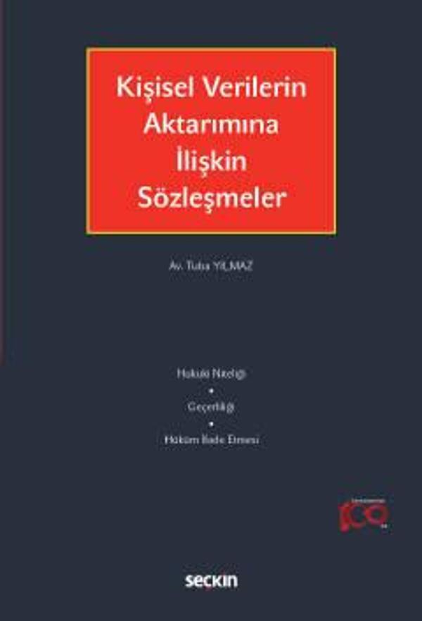 Kişisel Verilerin Aktarımına İlişkin Sözleşmeler Tuba Yılmaz 1. Baskı, Eylül 2023 - Seçkin Yayıncılık - Image 1