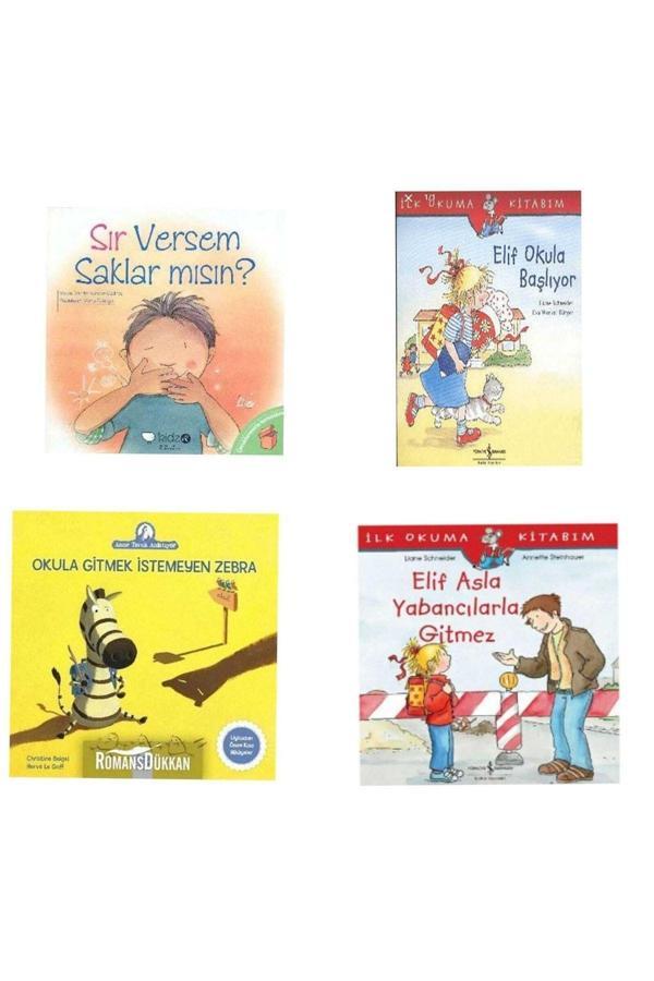 Sır Versem Saklar Mısın , Elif Okula Baslıyor , Okula Gitmek Istemeyen Zebra , Yabancılarla Gitmez - Zagrozal Yayınevi - Image 1