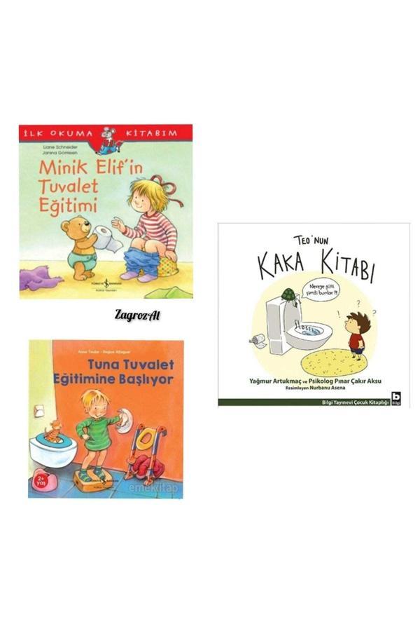 Tuna'nın Tuvalet Eğitimi , Minik Elif'in Tuvalet Eğitimi Ve Teo'nun Kaka Kitabı - Zagrozal Yayınevi - Image 1