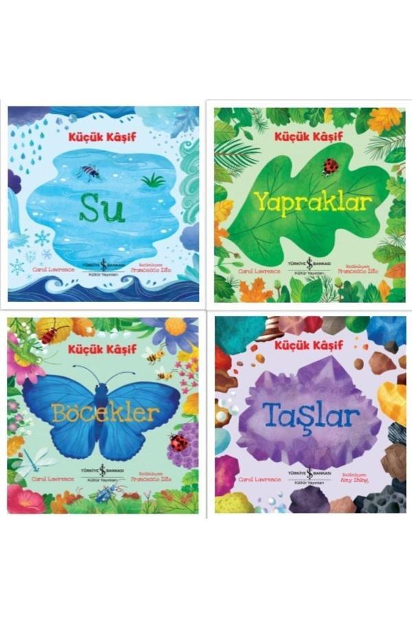 Küçük Kaşif Su - Küçük Kaşif Yapraklar - Küçük Kaşif Taşlar -küçük Kaşif Böcekler 4 Kitap Set - İş Bankası Kültür Yayınları - Image 1