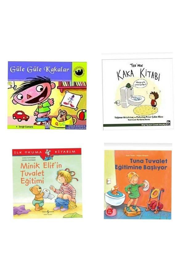 Tunanın Tuvalet Eğiitimi Minik Elifin Tuvalet Eğitimi Teonun Kaka Kitabı Güle Güle Kakalar 4.lü - Zagrozal Yayınevi - Image 1