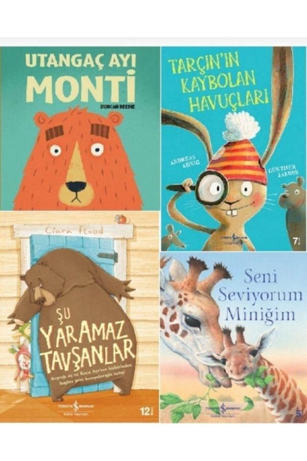 Utanganç Ayı Monti/tarçın'ın Kaybolan Havuçları/şu Yaramaz Tavşanlar /seni Seviyorum Miniğim - Zagrozal Yayınevi - Image 1