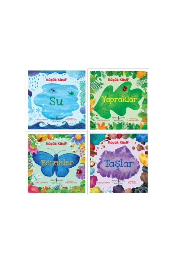 Küçük Kaşif Su - Küçük Kaşif Yapraklar - Küçük Kaşif Taşlar -küçük Kaşif Böcekler 4 Kitap Set - İş Bankası Kültür Yayınları - Image 1