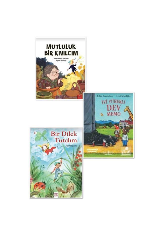 mutluluk bir kıvılcım , iyi yürekli dev memo ve bir dilek tutalım - Zagrozal Yayınevi - Image 1