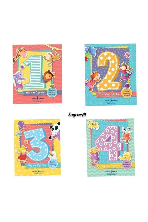 1 2 3 Ve 4 Yaş Için Öyküler 4 Lü Set - Zagrozal Yayınevi - Image 1