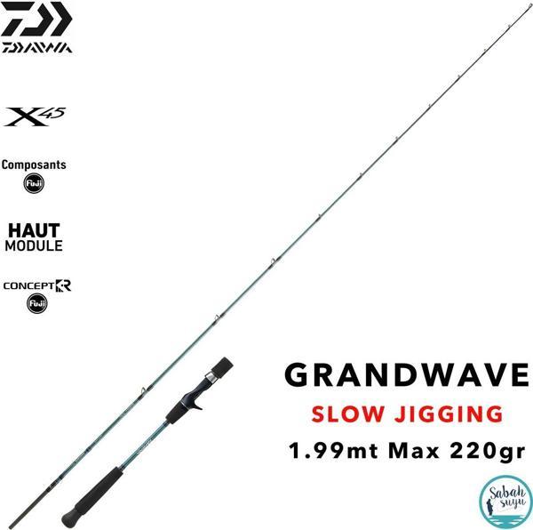 Daiwa Grandwave 1.99mt Max 220gr (S2P) Tetikli Slow Jigging Kamış - Image 1