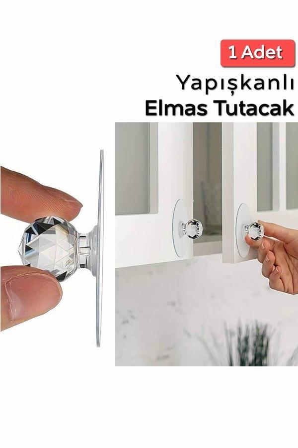 Qesqin 1 Adet Her Eve Lazım Çekmece Klozet Dolap Kapı Düğmesi Pratik Çok Amaçlı Ev Gereçleri - Image 1