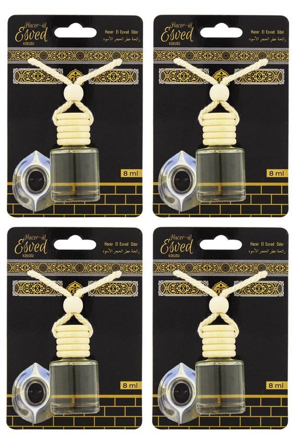 Hacerül Esved Kokusu 8 Ml Araba Kokusu Cam Şişe 4 Adet - Image 1
