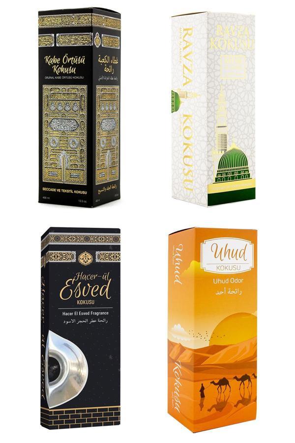 Kabe Örtüsü Kokusu Medine Ravza Kokusu Hacerül Esved Kokusu Ve Uhud Kokusu Sprey 400 Ml. - Image 1
