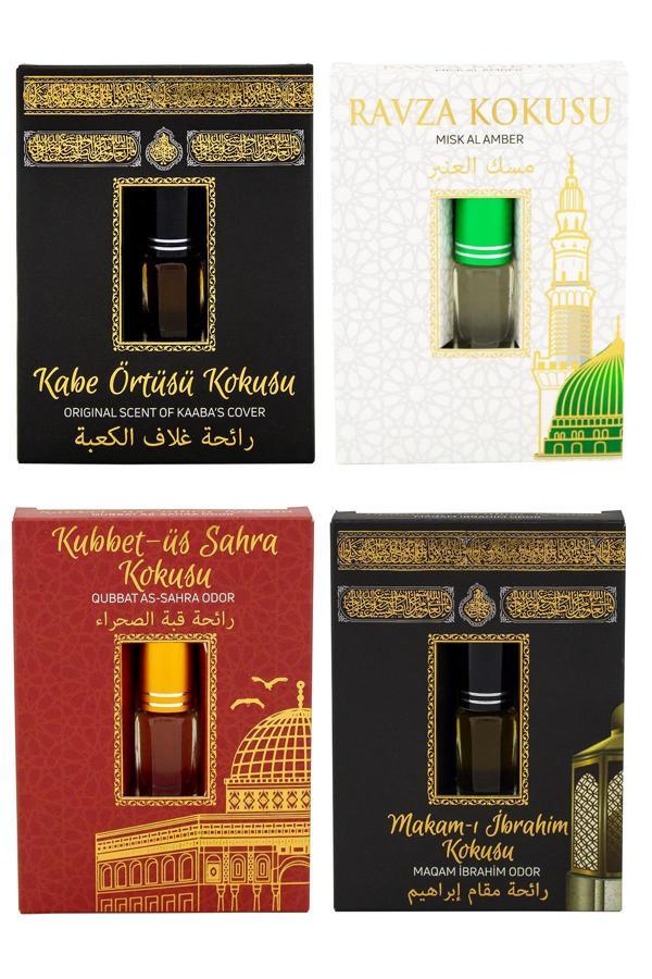 Kabe Örtüsü Kokusu Medine Ravza Kokusu Kubbetül Sahra Kokusu ve Makamı İbrahim kokusu Alkolsüz Esans 3ml - Image 1