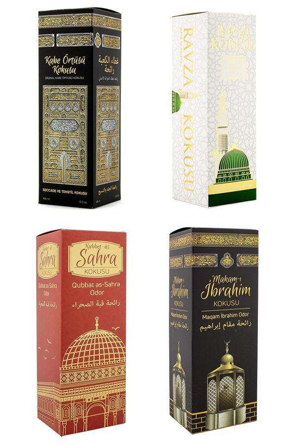 Kabe Örtüsü Kokusu Medine Ravza Kokusu Kubbetül Sahra Kokusu Ve Makamı ibrahim Kokusu Sprey 400 Ml. - Image 1