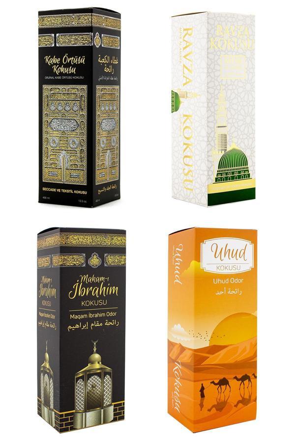 Kabe Örtüsü Kokusu Medine Ravza Kokusu Makamı İbrahim Kokusu Ve Uhud Kokusu Sprey 400 Ml. - Image 1