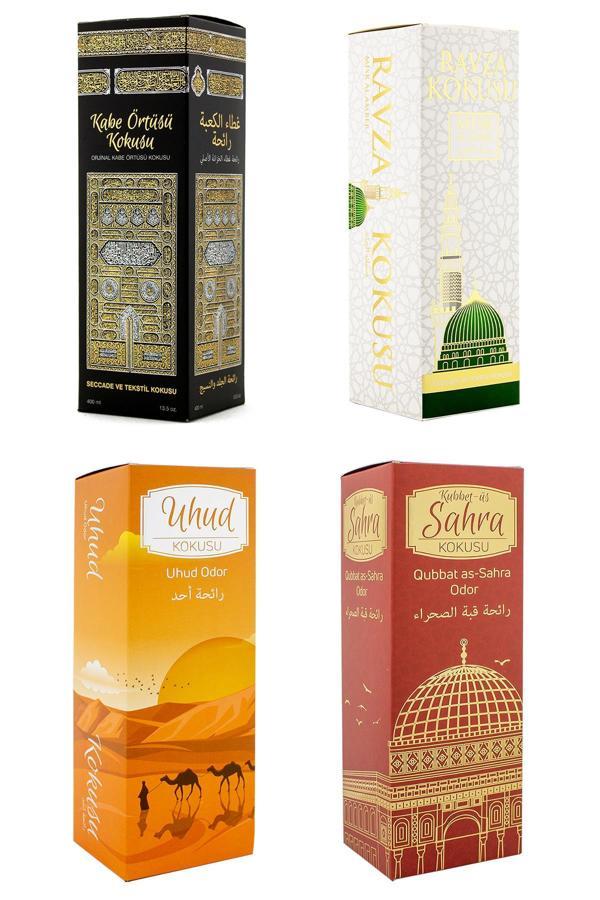 Kabe Örtüsü Kokusu Medine Ravza Kokusu Uhud Kokusu Ve Kubbetül Sahra Kokusu Sprey 400 Ml. - Image 1