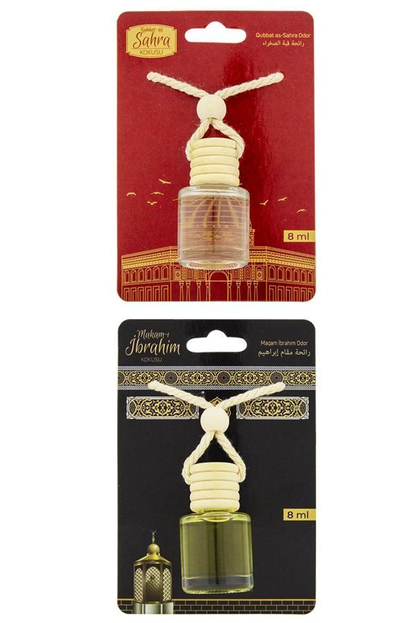 Kubbetüs Sahra Kokusu Ve Makamı İbrahim Kokusu 8 Ml Araba Kokusu Cam Şişe - Image 1