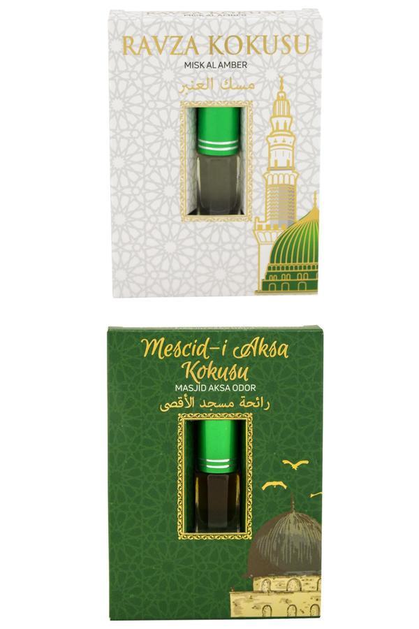Medine Ravza Kokusu Ve Mescidi Aksa Kokusu Alkolsüz Esans 3ml - Image 1
