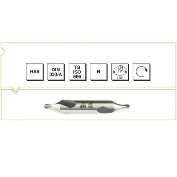 Makina Takım HSS DIN 333/B R Punta Matkabı 2.5 mm - MTE B00010000250 - Image 1