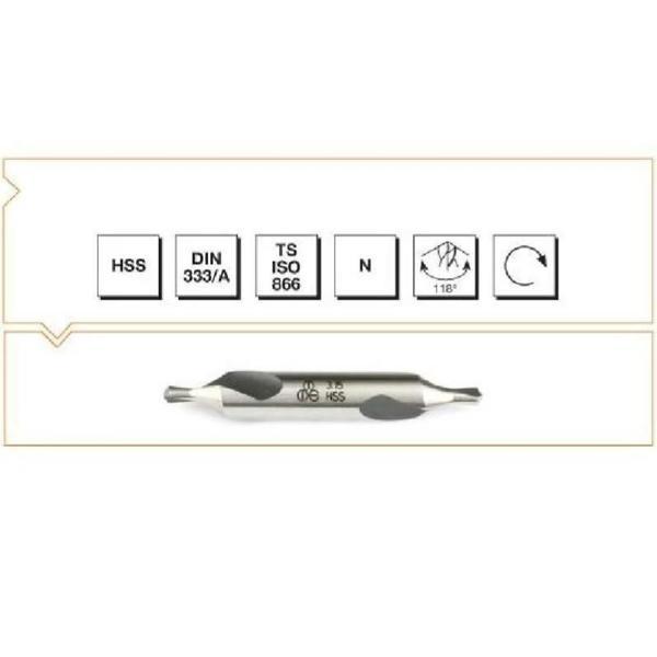 Makina Takım HSS DIN 333/B R Punta Matkabı 4 mm - MTE B00010000400 - Image 1