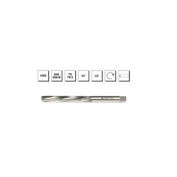 MTE B00303010600 HSS DIN 212 L-RN Makina Raybası 6 mm H7 - Image 1