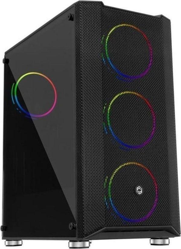 Fc-9405G Panda Gaming Kasa Double Slim Ring Rgb Fan + 650W 80+ Boş Bilgisayar Kasası - Image 1