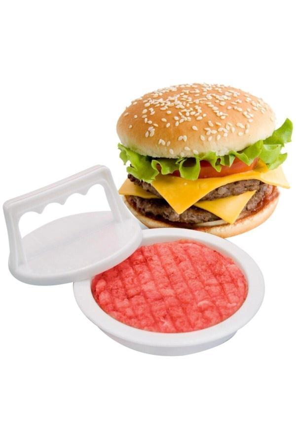 Qesqin Hamburger Köfte Kalıbı Köfte Presi Şekillendirici Burger Press Pratik Köfte Yapma Aparatı - Image 1