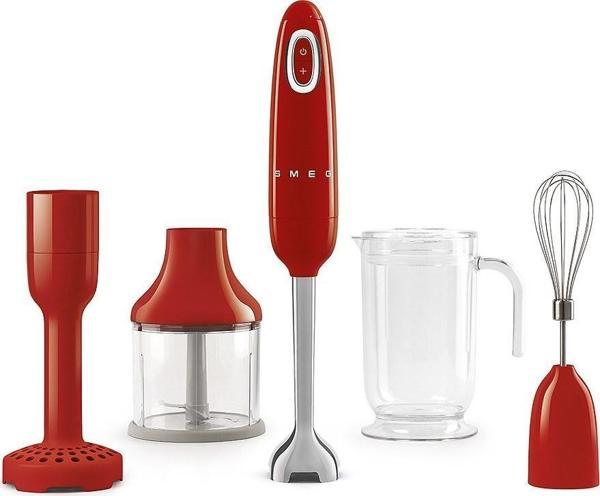 Smeg HBF02RDEU Retro Kırmızı 700 Watt Blender Seti - Image 1