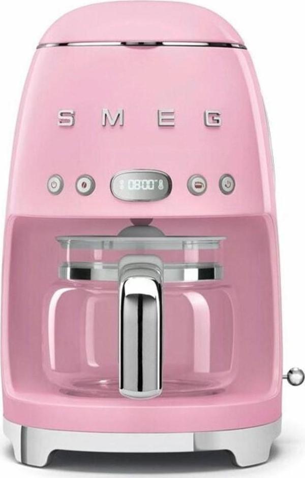 Smeg DCF02PKEU Retro Pembe 1.4 Litre 10 Bardak Filtre Kahve Makinesi - Image 1