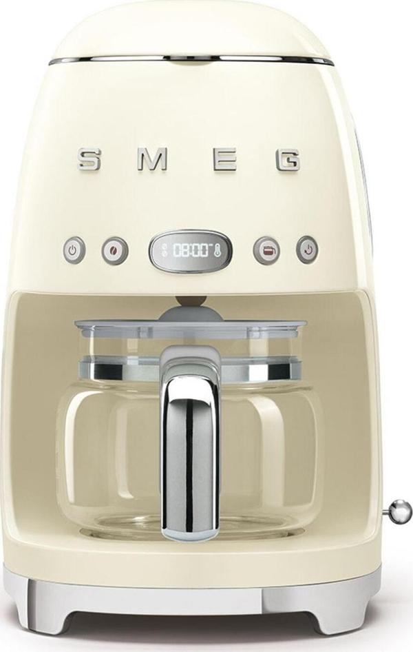 Smeg DCF02CREU Retro Krem 1.4 Litre 10 Bardak Filtre Kahve Makinesi - Image 1