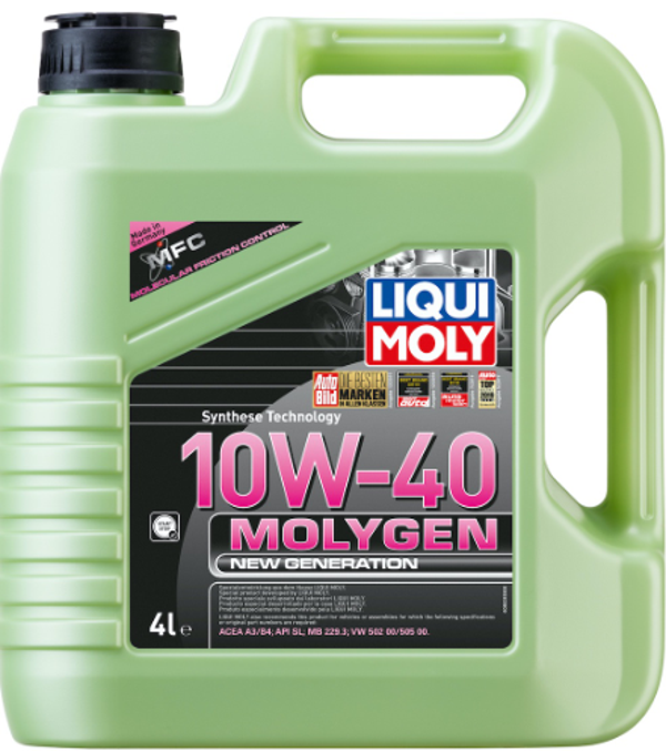 Molygen New Generation 10W-40 (4 Litre) Yeni Üretim Tarihli - Image 1