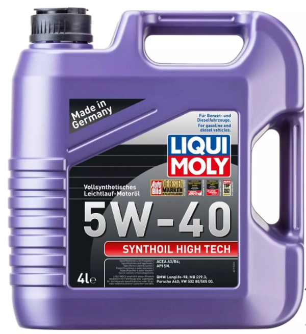 Synthoil High Tech 5W-40 Motor Yağı (4 Litre) Yeni Üretim Tarihli - Image 1