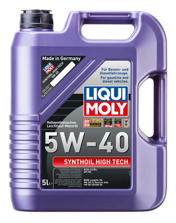 Synthoil High Tech 5W-40 Motor Yağı (5 Litre) Yeni Üretim Tarihli - Image 1