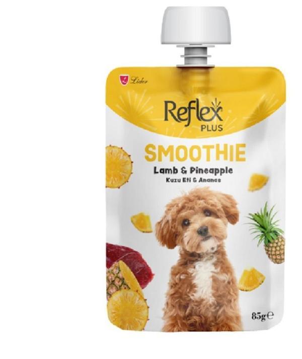  Smoothie Kuzu Etli ve Ananaslı Yetişkin Köpek Sıvı Ödül Maması 85 gr - Image 1