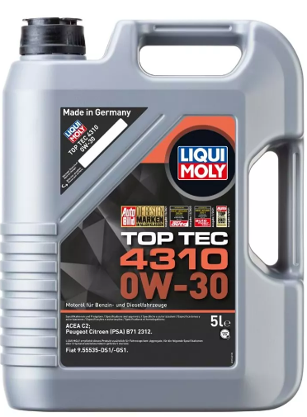Top Tec 4310 0W-30 Motor Yağı (5 Litre) Yeni Üretim Tarihli - Image 1