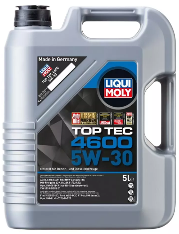 Top Tec 4600 Dexos2 5W-30 Motor Yağı (5 Litre) Yeni Üretim Tarihli - Image 1