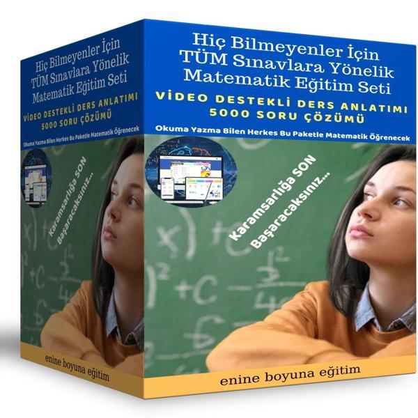 Tüm Sınavlar İçin Matematik Eğitim Seti - Enine Boyuna Eğitim - Enine Boyuna Eğitim - Image 1