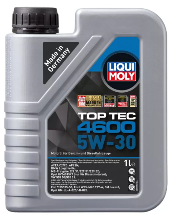 TopTec 4600 5W-30 (1 Litre) Yeni Üretim Tarihli - Image 1