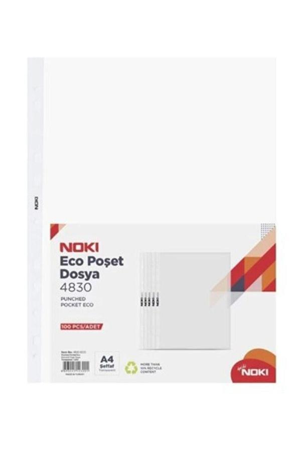 Noki A4 Poşet Dosya 100'Lü Paket 5 Adet - Image 1