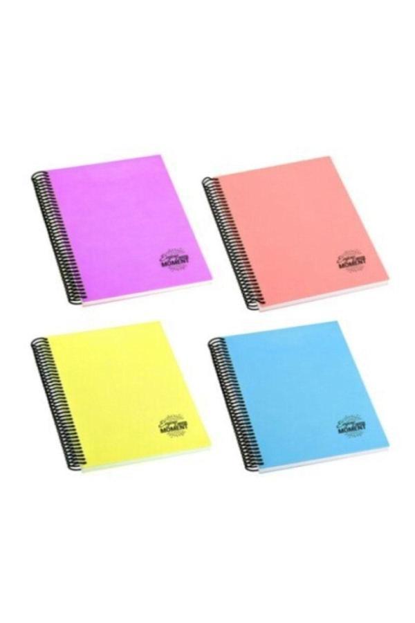 Sim 120 Yaprak Kareli Plastik Kapaklı Spirallı Defter ( Iki Adet ) - Image 1