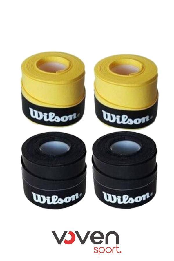 Wilson 2'Şer Adet Comfort Bowl O'Grips Tekli Siyah - Sarı Grip - Image 1