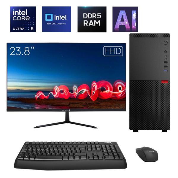 Turbox Intel Core Ultra 5 225 16GB DDR5 Ram 512GB NVMe Yapay Zekalı 23.8 inç FHD Ofis Hazır Sistem - Image 1